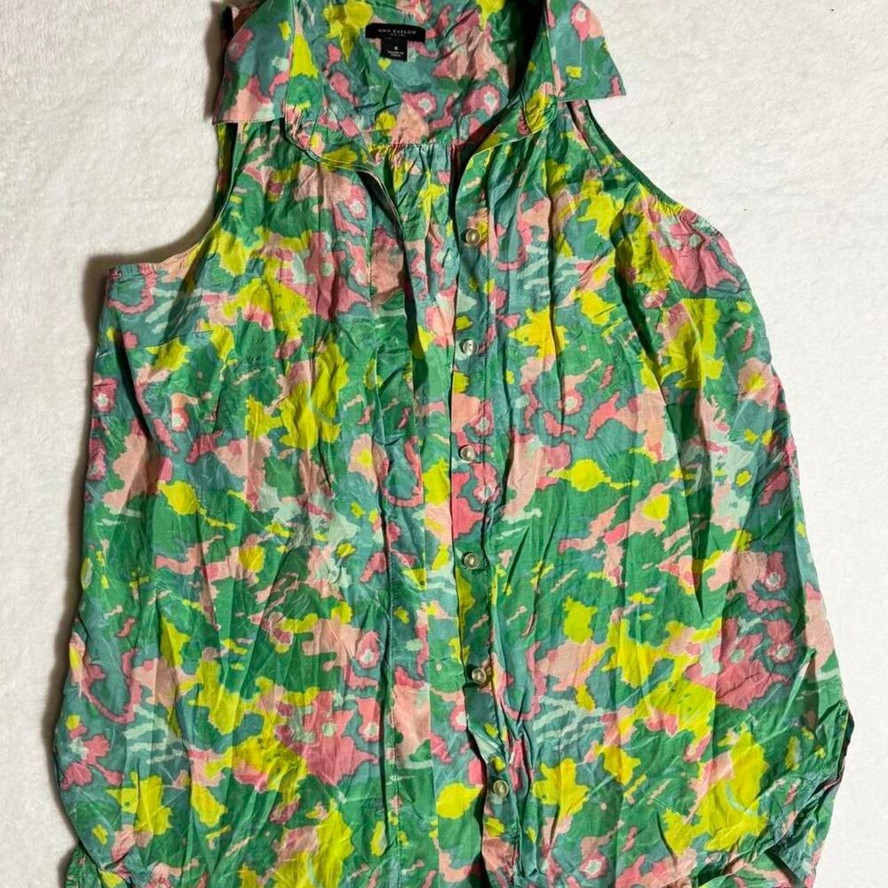 Ann-taylor Women's multi Blouse